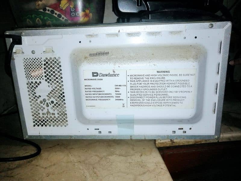 Dawlance Microwave MD-11S Stainless Steel Excellent condition Like New 9