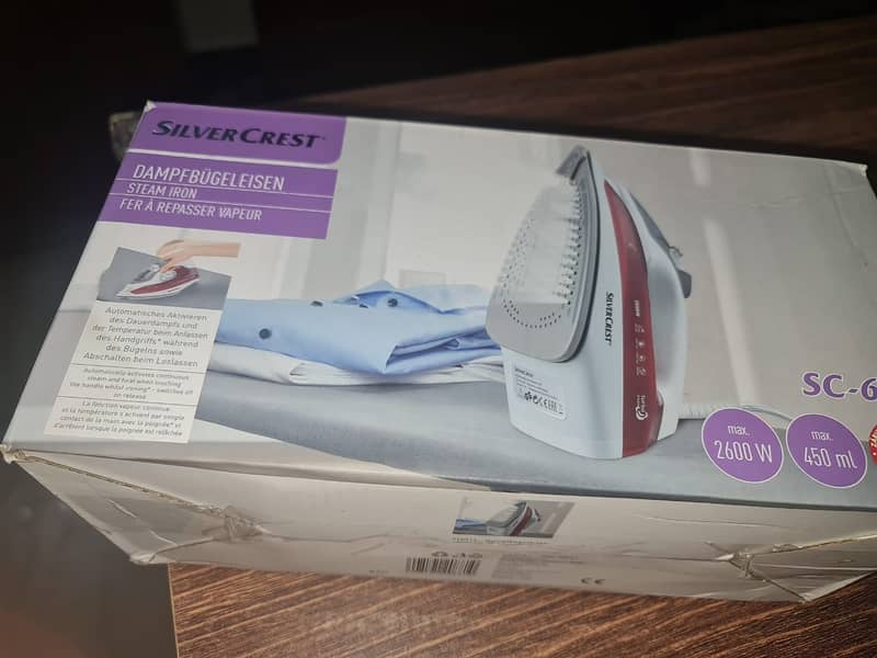 Silver crest steam iron 1