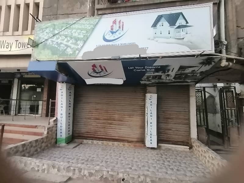 Full furnished office Size 17/40 with extra land attached bath attached kitchen furniture/ups//generator/ptcl/cctv cameras/ best option, 200 feet main road facing power house chowrangi north khi sector 11A 3