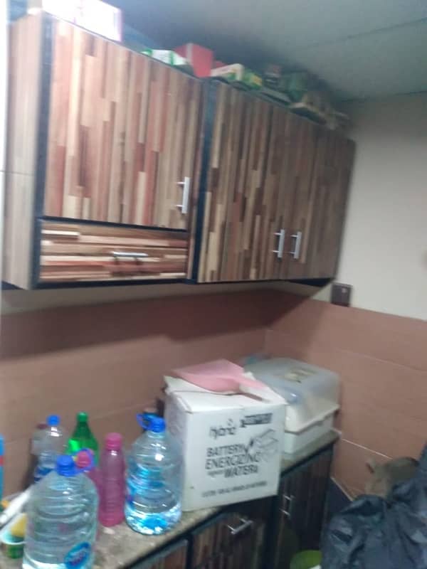 Full furnished office Size 17/40 with extra land attached bath attached kitchen furniture/ups//generator/ptcl/cctv cameras/ best option, 200 feet main road facing power house chowrangi north khi sector 11A 12