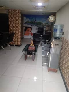 Full Furnished Office Size 17/40 With Extra Land Attached Bath Attached Kitchen Furniture/Ups//Generator/Ptcl/Cctv Cameras/ Best Option, 200 Feet Main Road Facing Power House Chowrangi North Khi Sector 11A