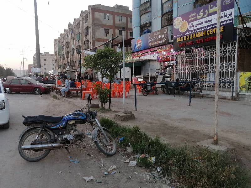 Full furnished office Size 17/40 with extra land attached bath attached kitchen furniture/ups//generator/ptcl/cctv cameras/ best option, 200 feet main road facing power house chowrangi north khi sector 11A 20