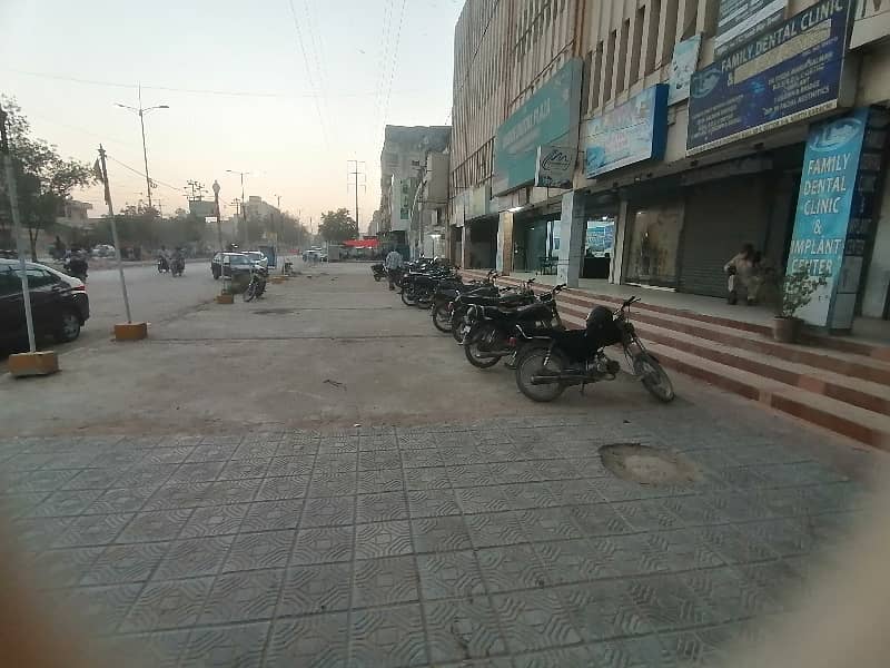 Full furnished office Size 17/40 with extra land attached bath attached kitchen furniture/ups//generator/ptcl/cctv cameras/ best option, 200 feet main road facing power house chowrangi north khi sector 11A 21