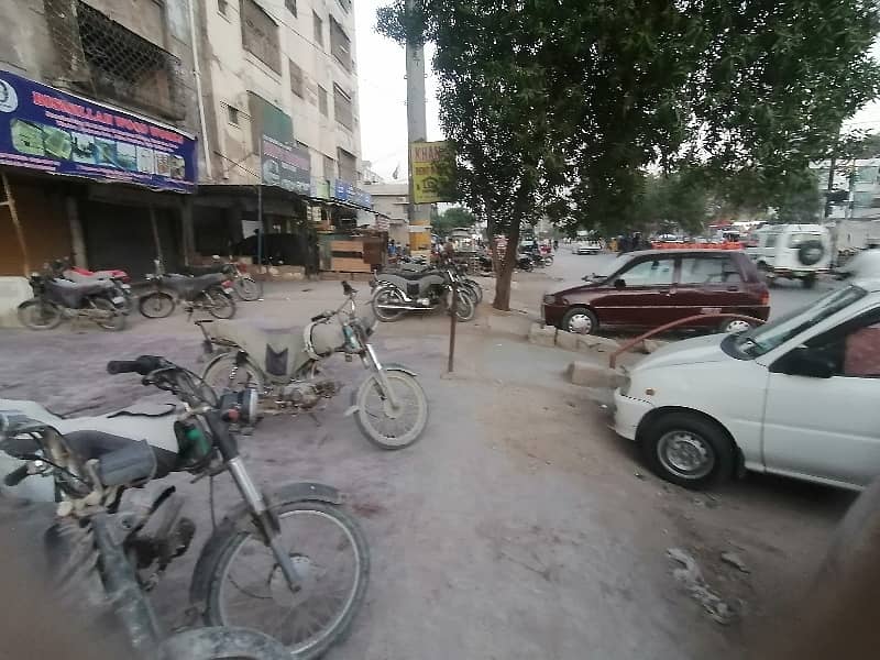 Full furnished office Size 17/40 with extra land attached bath attached kitchen furniture/ups//generator/ptcl/cctv cameras/ best option, 200 feet main road facing power house chowrangi north khi sector 11A 22