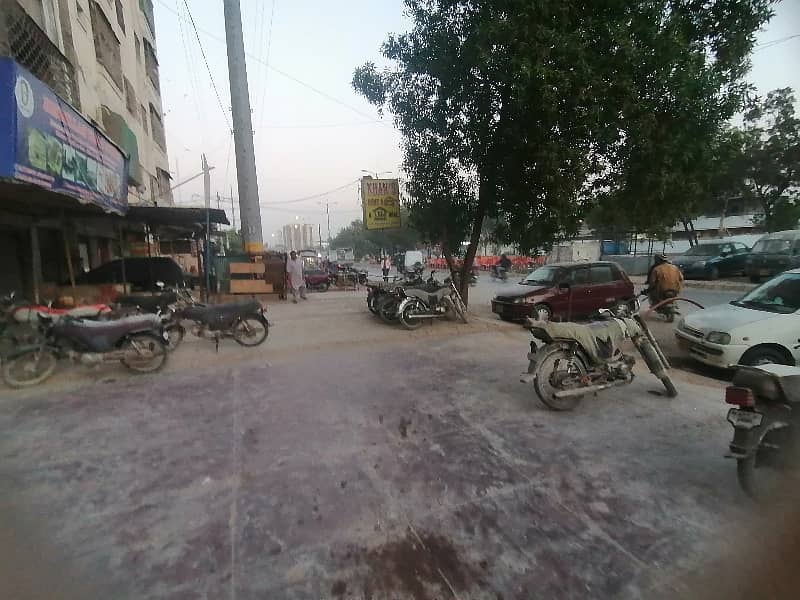 Full furnished office Size 17/40 with extra land attached bath attached kitchen furniture/ups//generator/ptcl/cctv cameras/ best option, 200 feet main road facing power house chowrangi north khi sector 11A 23