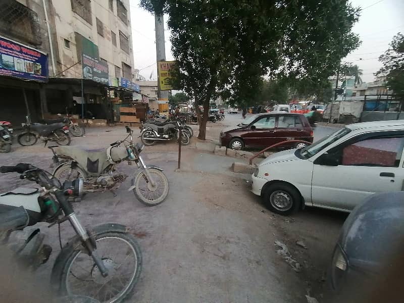 Full furnished office Size 17/40 with extra land attached bath attached kitchen furniture/ups//generator/ptcl/cctv cameras/ best option, 200 feet main road facing power house chowrangi north khi sector 11A 24