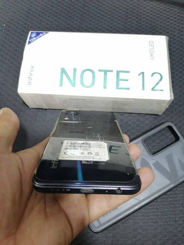 infinix Note 12 6+5gb Ram  128gb Memory complete box PTA APPROVED 4