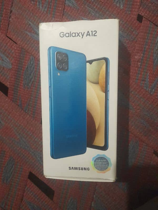 samsung a12 . . . . 4/128 . . . with box only 5