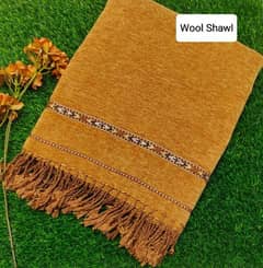 1 pc Men's Pashmina wool zari shawl 0