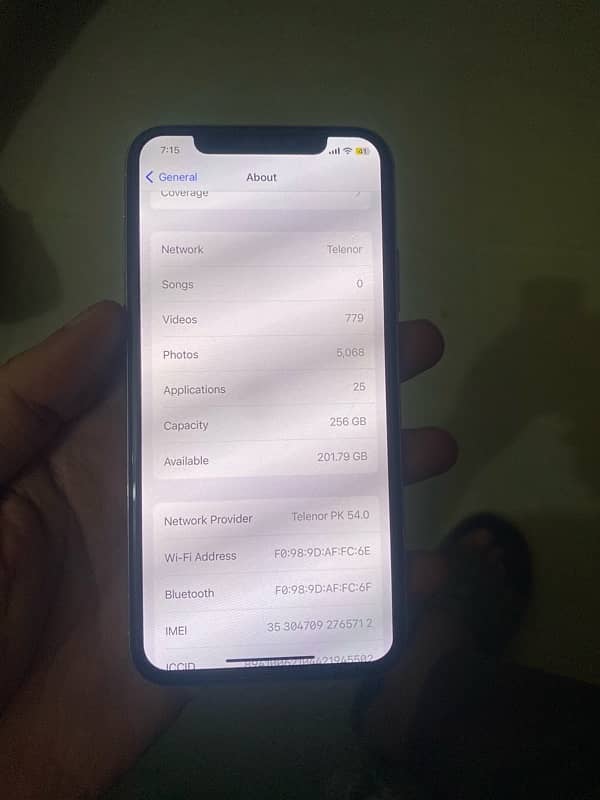 iPhone x 256GB officiall PTA approved 2