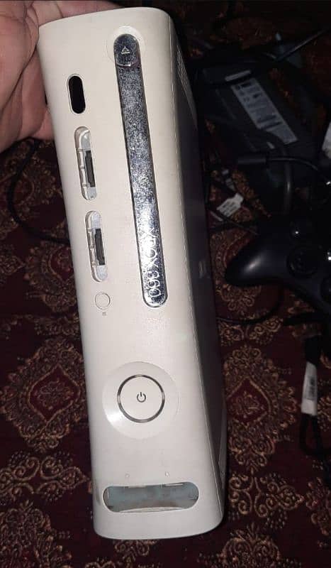 Xbox 360 with 3 controllers 27 games installed 7