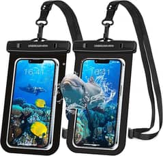 UNBREAKcable waterproof mobile phone case – pack of 2, up to 6.6 inch,