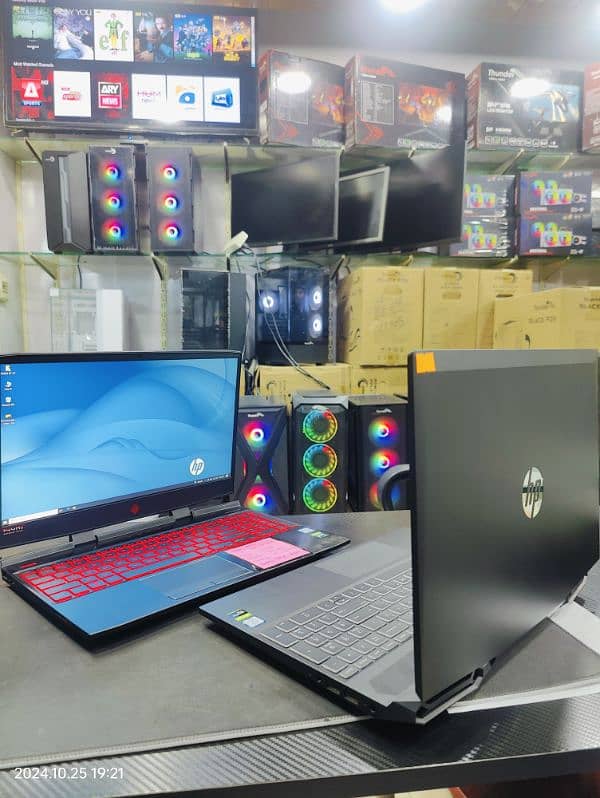 Hp gaming laptop I 7 9th 16gb 512 rtx 2060 6gb 144 hz 2