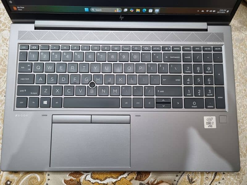 Hp zbook Ci7 10th gen, 4gb nvidia graphics laptop 5