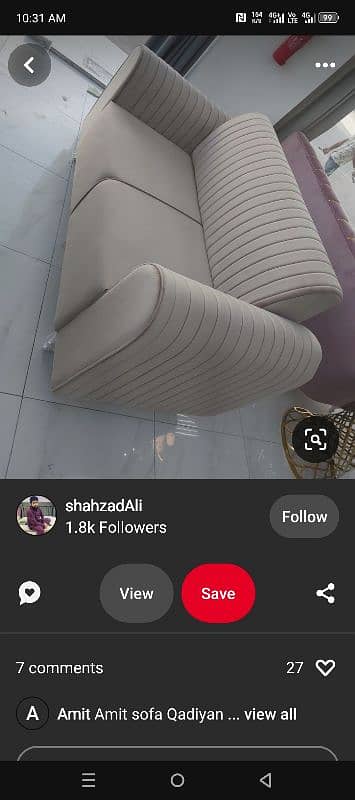 Seven seter sofa bnwanay k lya abi what'sapp pa contact kray 7