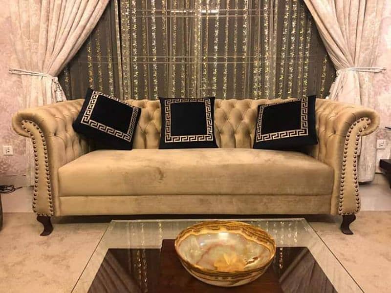 Seven seter sofa bnwanay k lya abi what'sapp pa contact kray 16