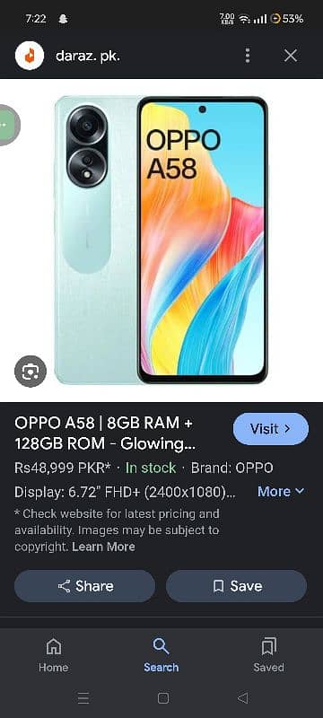 oppo A58 8.128 saraf sat or charger ha sat 10 by 10 ha 1