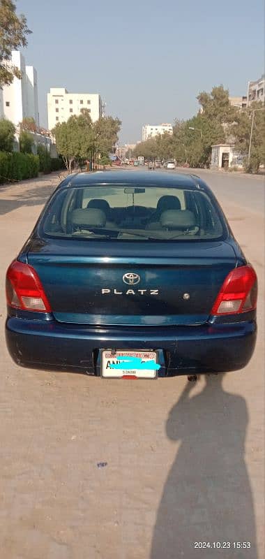 Toyota Platz 2002 regis 2006 cell no :03332601837 12