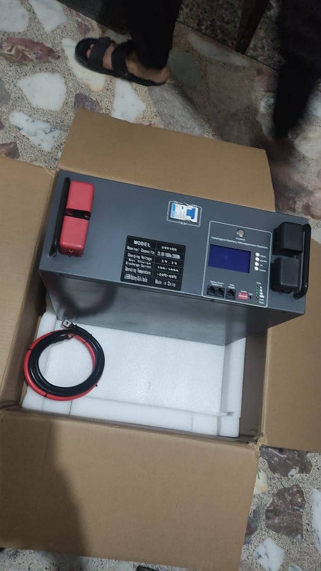 Brand New Lithium Battery Bank 24V 100A 1