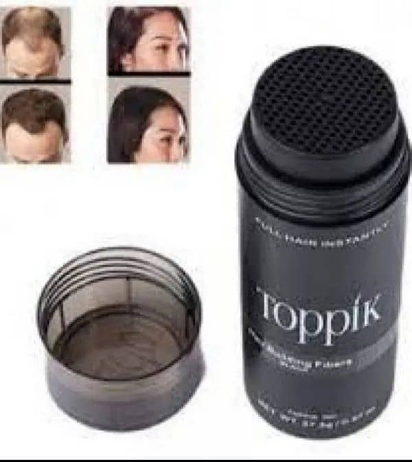 Toppik Hair Building Fiber Fuller Looking Hair for Men & Women(27.5g) 1