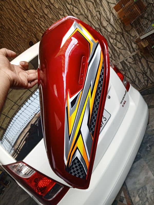 Tanki tapa for sale Honda 125 25 model red color china copy 2