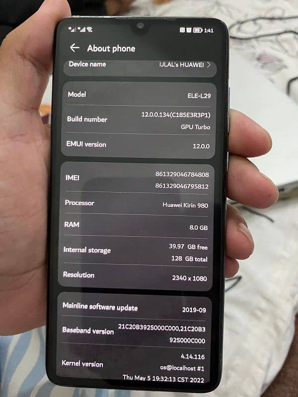 huawei P30 offical approved 8/128 5