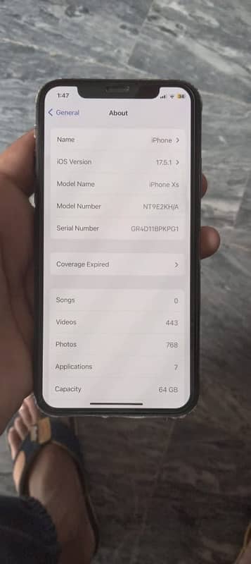 iphoneXs 64jb Face ID on all ok 5