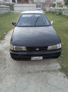 Hyundai Excel 1993 Lahore number diesel engine CD stara