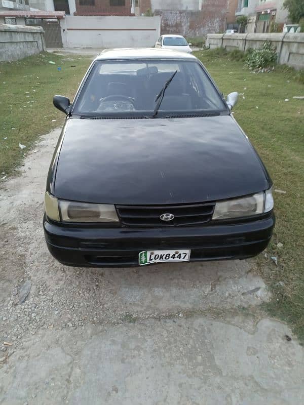 Hyundai Excel 1993 Lahore number diesel engine CD stara 0