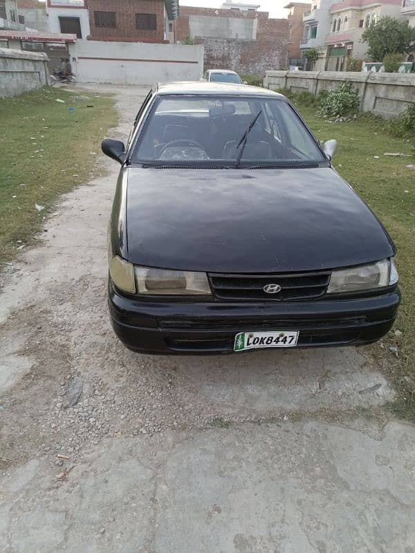 Hyundai Excel 1993 Lahore number diesel engine CD stara 7