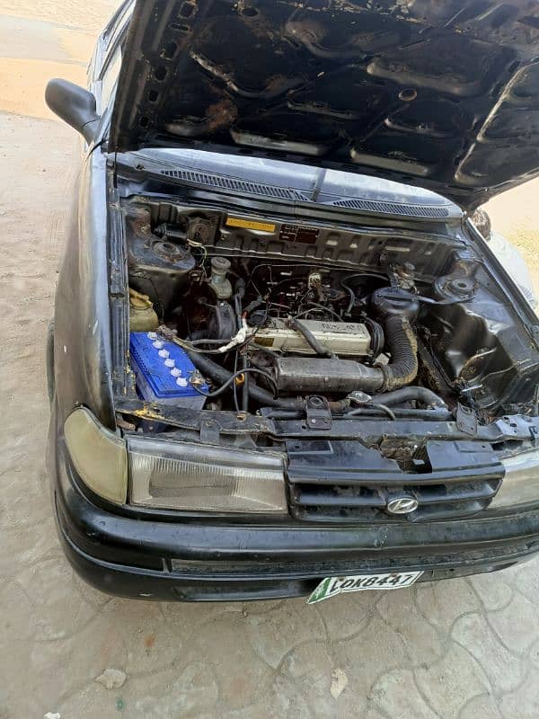 Hyundai Excel 1993 Lahore number diesel engine CD stara 18