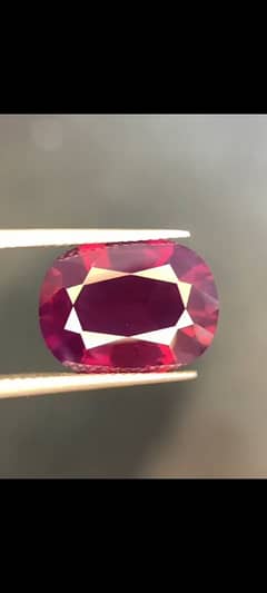 GIA Certified Loupe Clean Top Quality Natural Kashmir Ruby