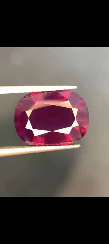 GIA Certified Loupe Clean Top Quality Natural Kashmir Ruby 7