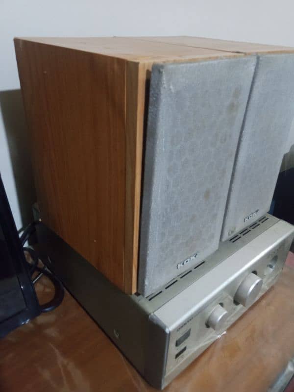 KOK speakers with Onkyo amplifier a911m 1