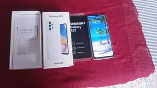 Samsung A23 6gb 128gb complete box condition 03325594818whtsp