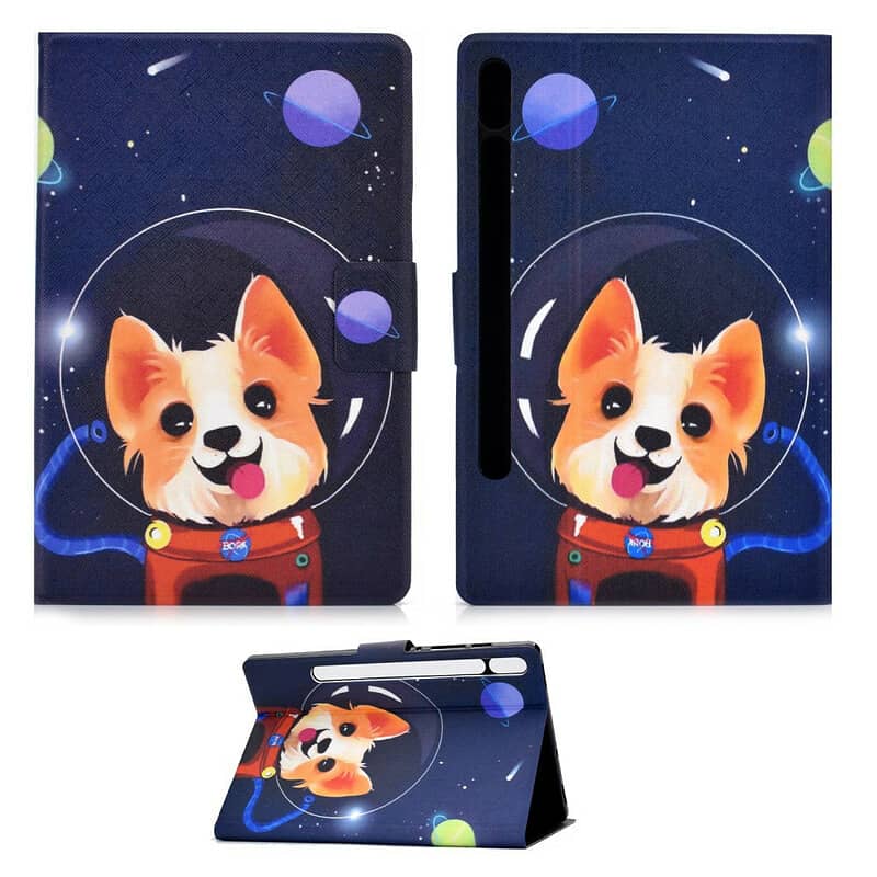 Samsung Galaxy Tab S8 / Tab S7 Space Dog Case 1