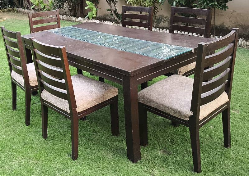 Dining Table and 6 chairs for sale 2