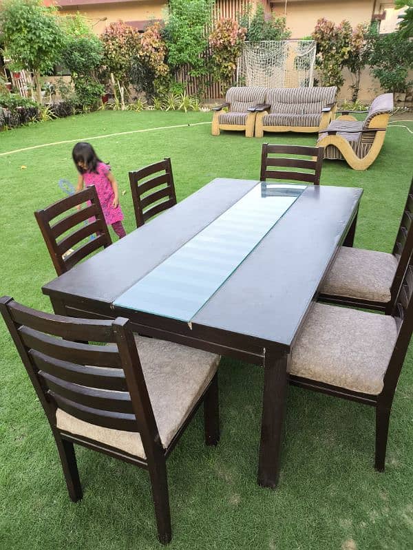 Dining Table and 6 chairs for sale 3