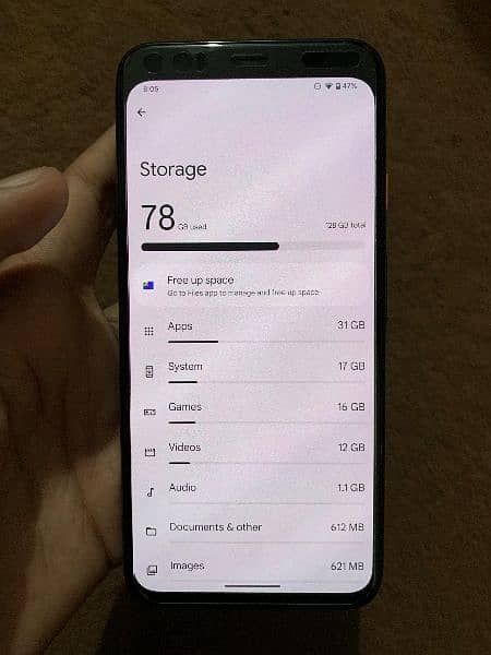 Google pixel 4 e-sim non active  128gb 6