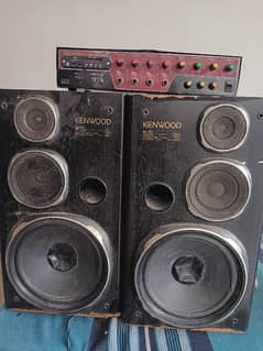 Kenwood Speakers with amplifier