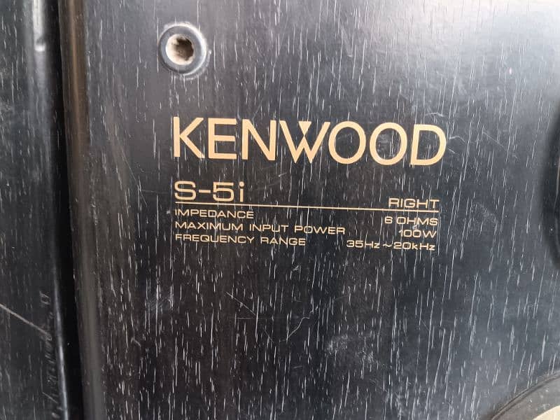 Kenwood Speakers with amplifier 3