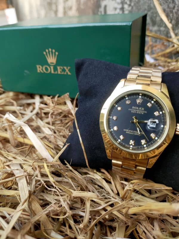 ROLEX Luxury Mens Chain Watch 2