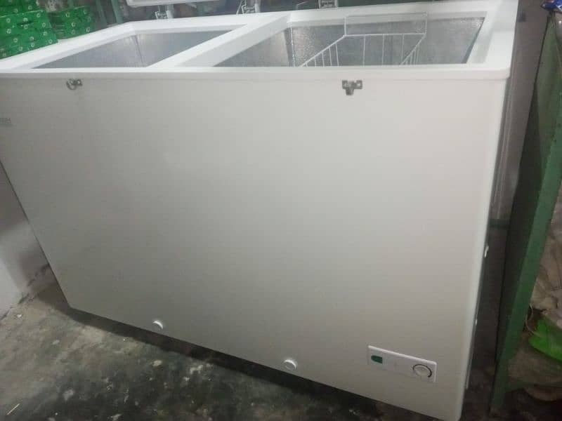 HAIER Inverter Double Door Deep Freezer - HDF 385 INV (14 Cubic Feet 10