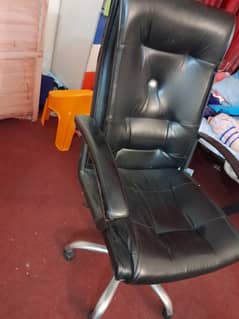 Black office chair revolving