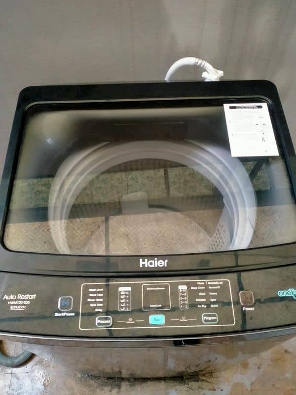 haier fully automatic washing and dryers macheen 1