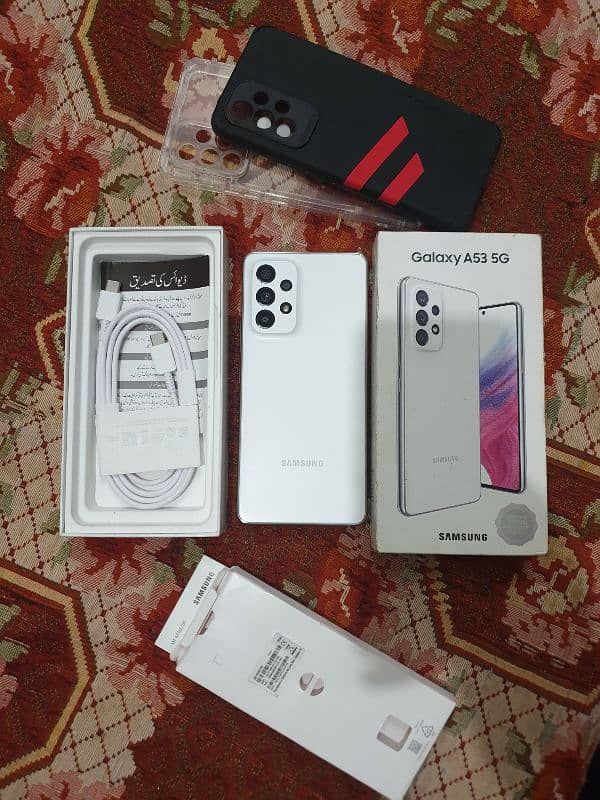 Brand New Samsung Galaxy A53 5g Dual SIM Official PTA Waterpack 1