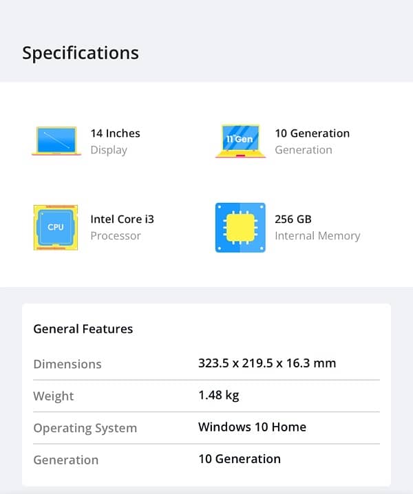 Infinix INBook X1 14 Inches Core i3 (8GB RAM - 256GB SSD) 2