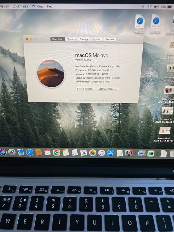 MACBOOK PRO 2015 13” 4