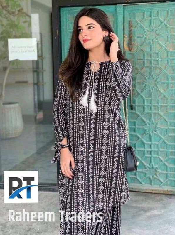 2pcs Stitched Lawn Women Suit 1