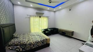 we are offering a 2 bed furnished apartment for rent in Jasmine block bahria town 0